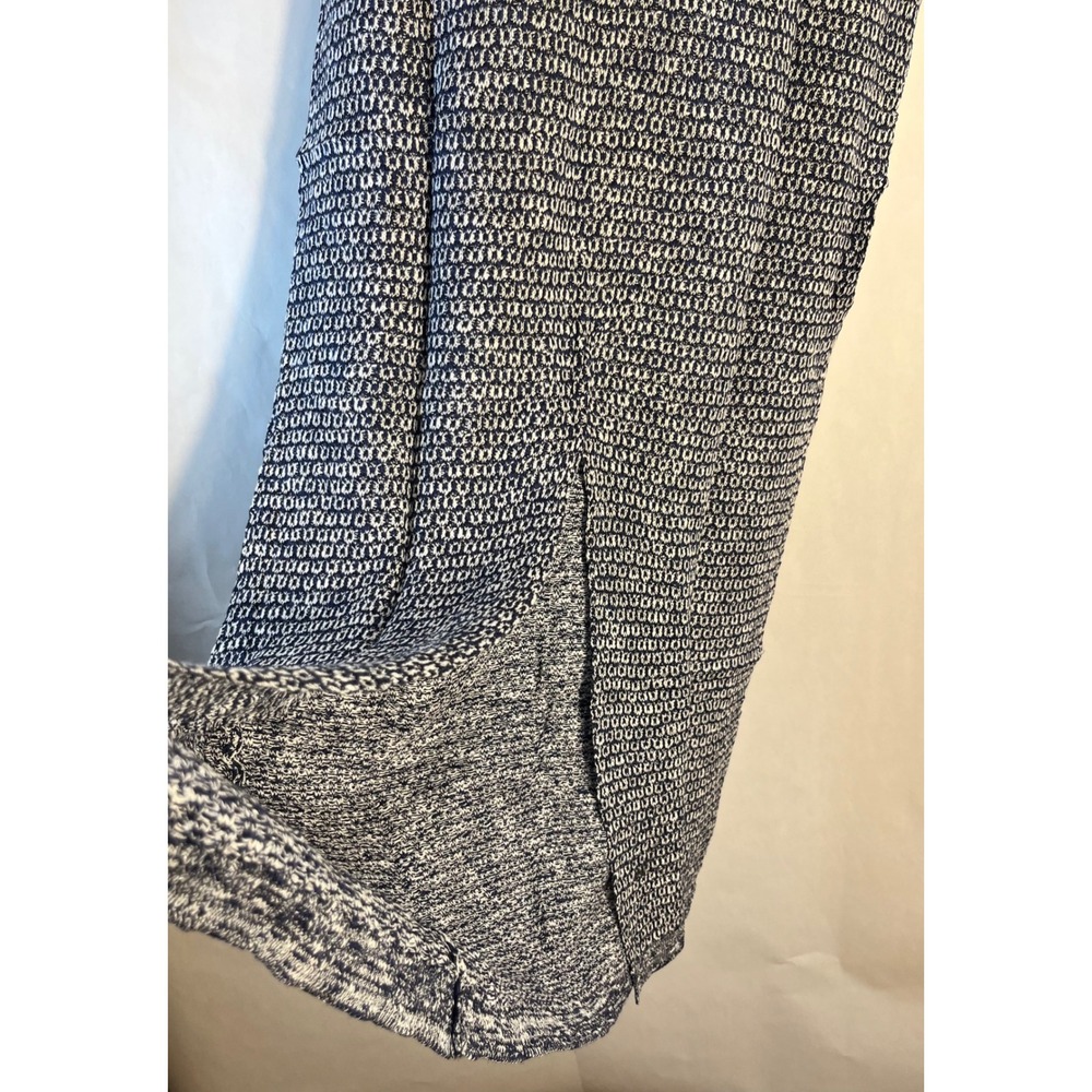 Womans Backless Halter Midi Bodycon Sexy Knit Dress Swim Coverup Navy Size Small - Picture 3 of 9